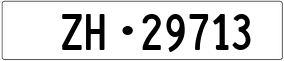 Truck License Plate